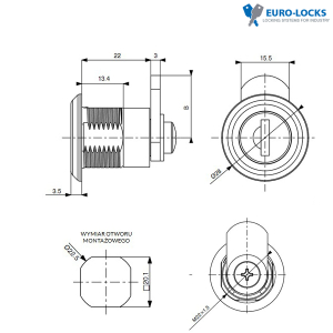 Zamek Euro-Locks 014 - energetyczny - P858